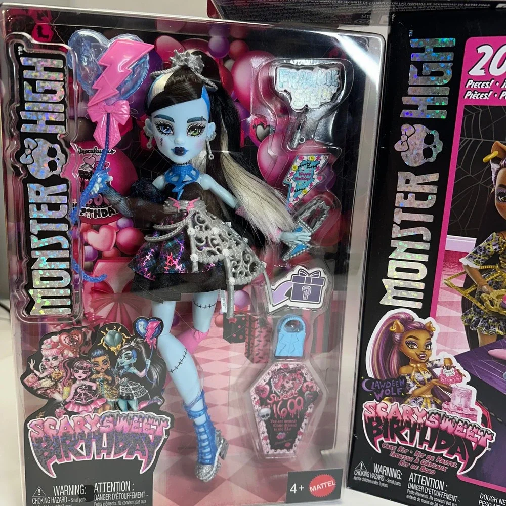 Monster High Scary Sweet Birthday Dolls Complete Set of 5 Dolls NEW